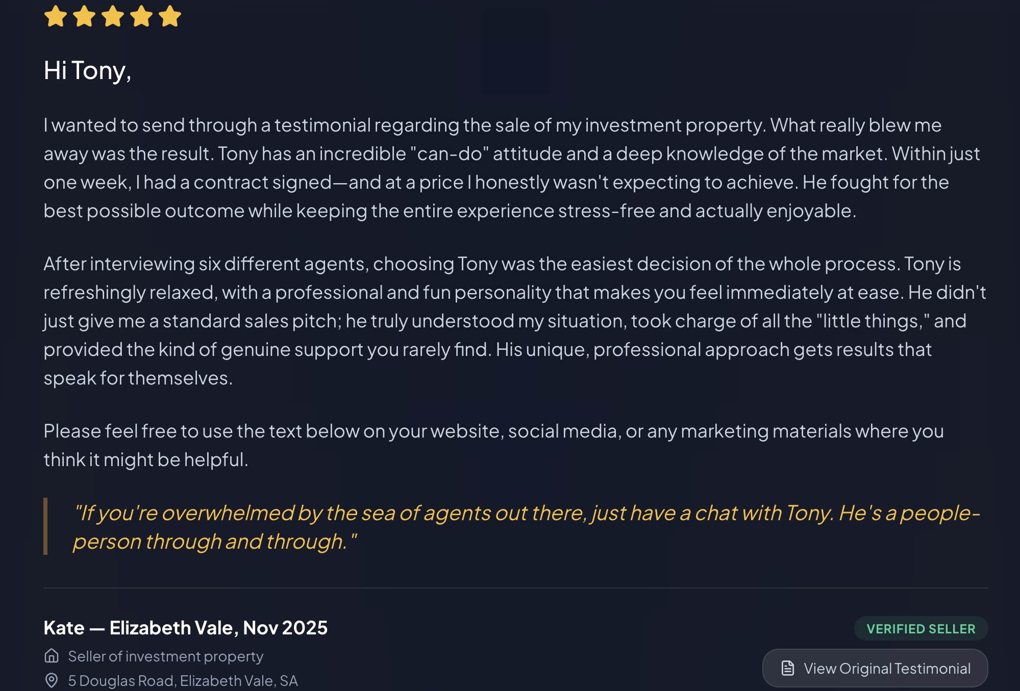 Featured property