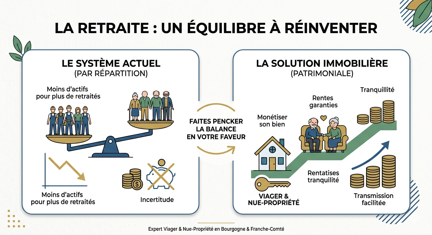 Et si l’investissement immobilier pouvait être une des solutions à notre système de retraite actuel ?