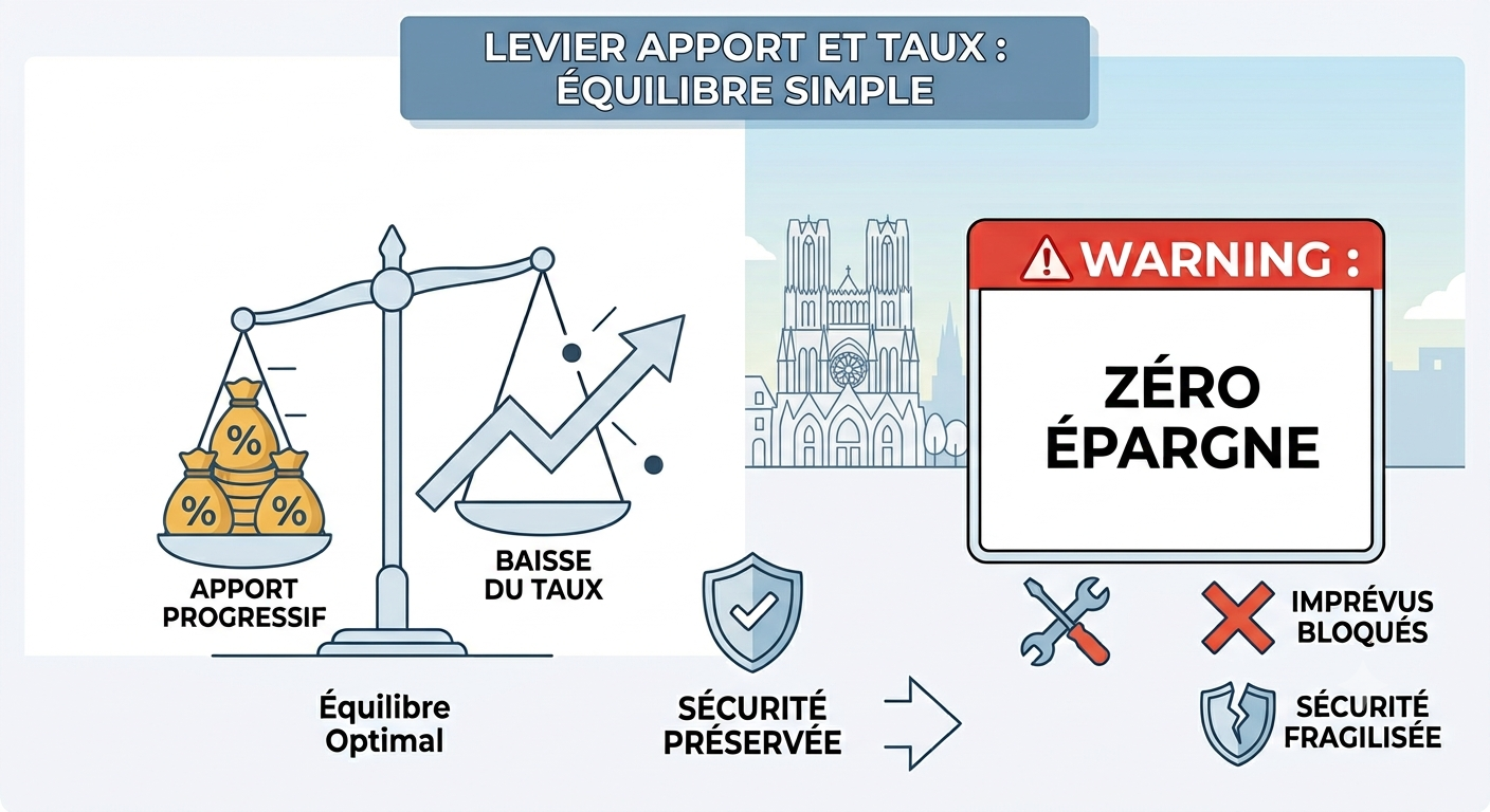 Crédit immobilier : Un gros apport fait-il vraiment baisser votre taux ?