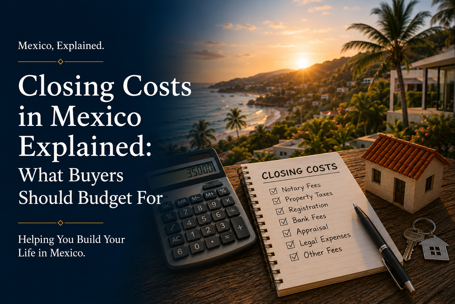 Closing Costs in Mexico Explained: What Buyers Should Budget For