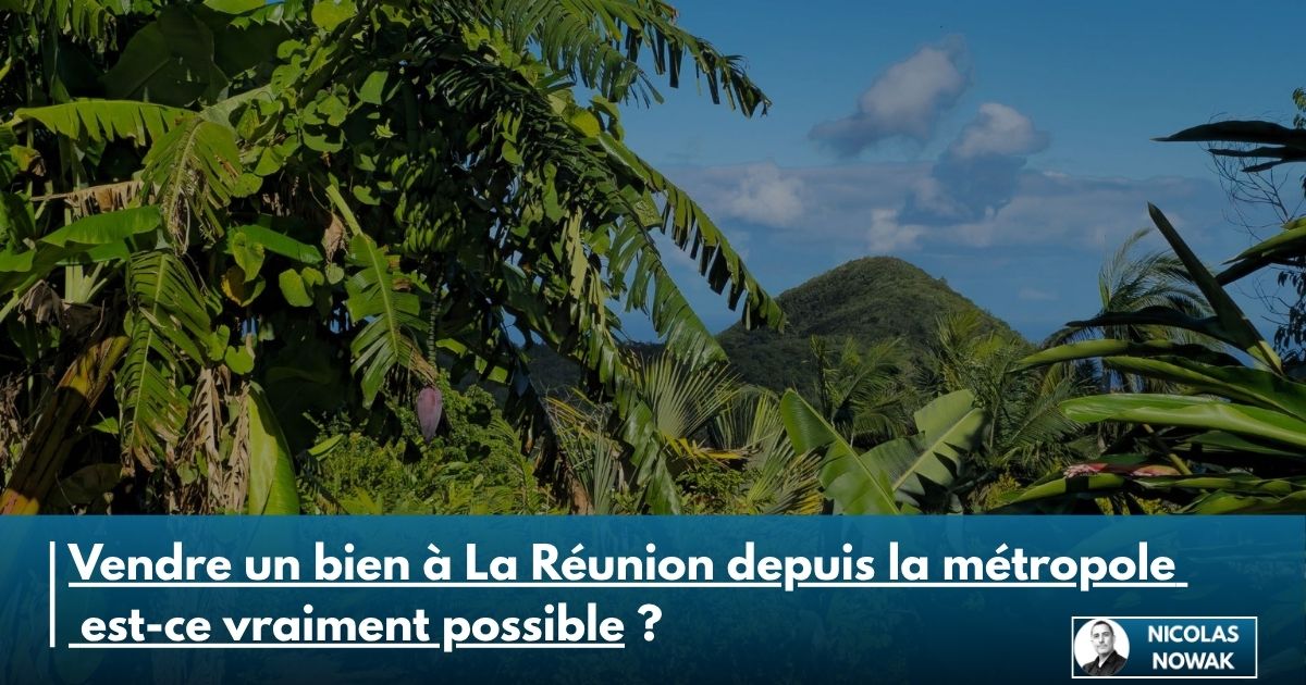 Vendre un bien à La Réunion depuis la Métropole : est-ce possible ?