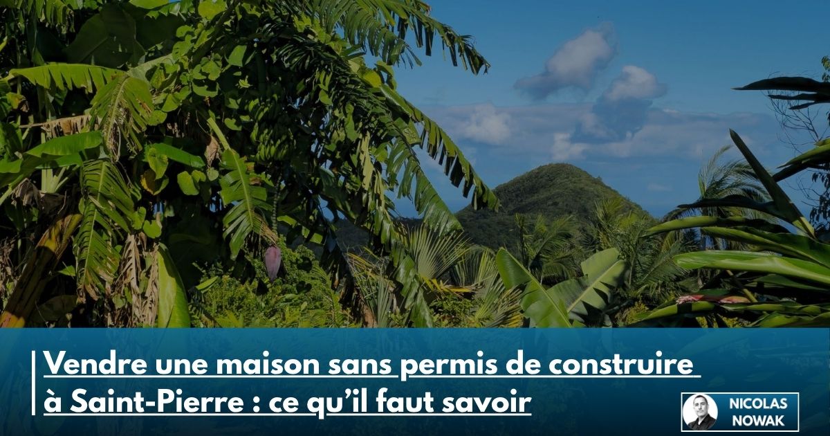 Vendre une maison sans permis de construire à Saint-Pierre : ce qu'il faut savoir