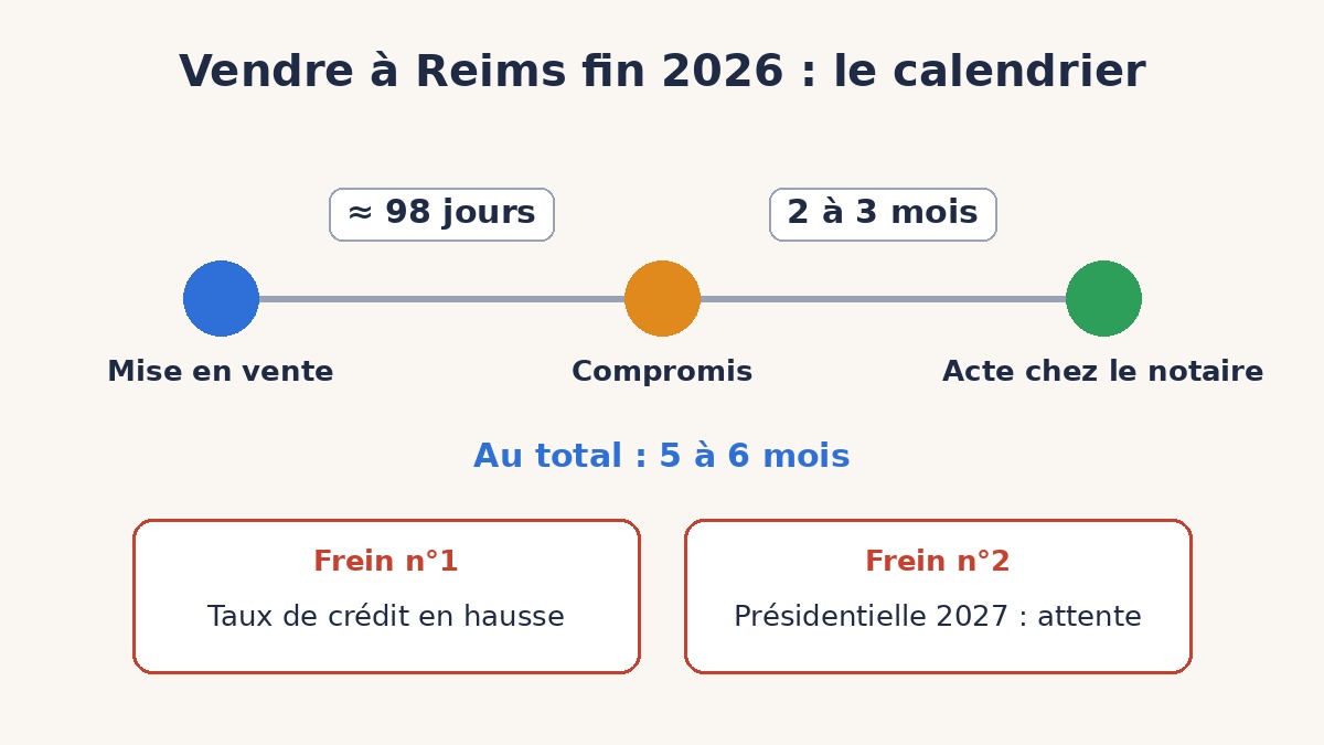 Pourquoi vendre son logement à Reims prend plus de temps fin 2026 ?