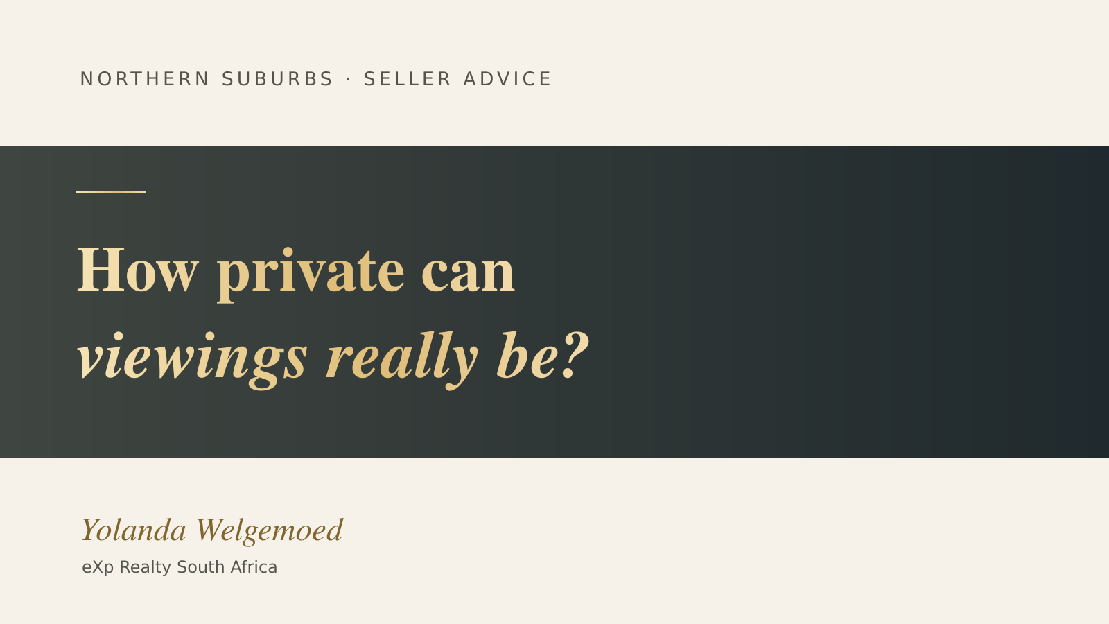 How Can I Protect My Privacy During Property Viewings?